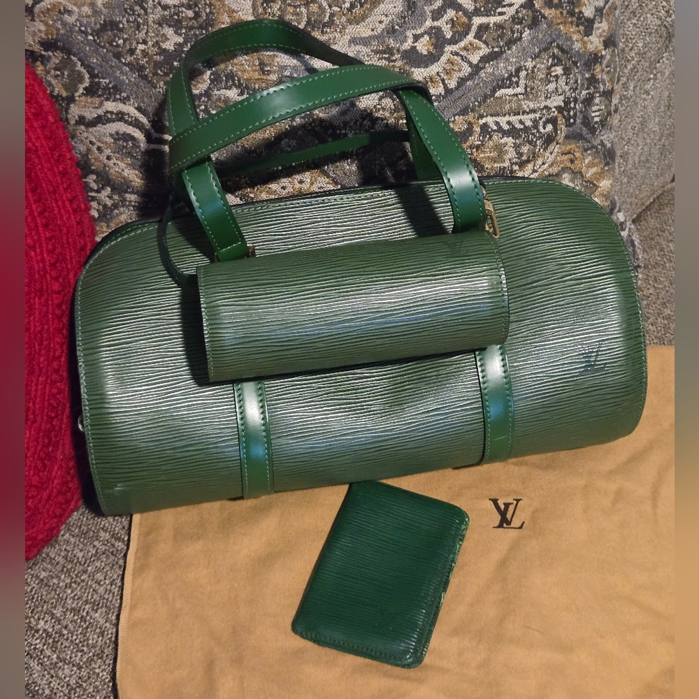 Louis Vuitton Forest Green Shoulder Bag